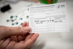 Picture of vaccination proof